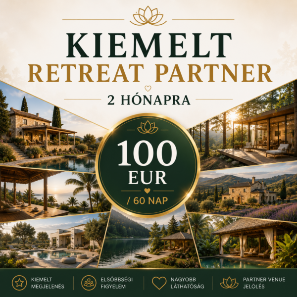 RETREAT PARTNER WEBSHOP KIEMELT RETREAT PARTNER - 2 HÓNAP